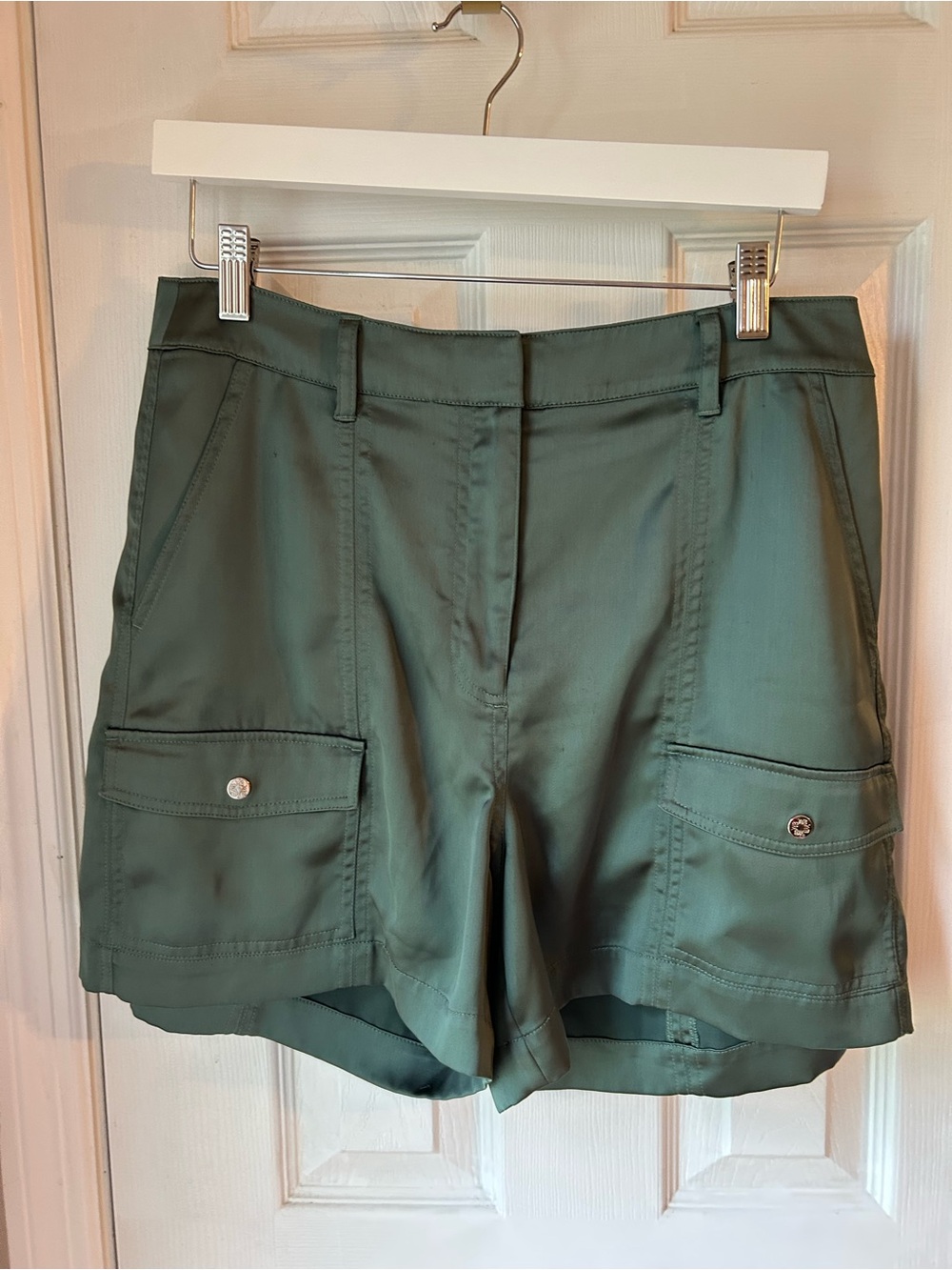 White House Black Market Olive Green Cargo Shorts